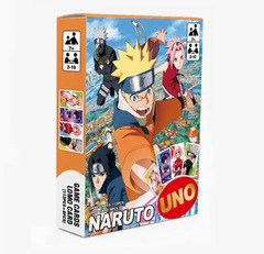 UNO - Naruto Deluxe Art Gold Edition w/8 Double Sided Bonus Cards (Import)